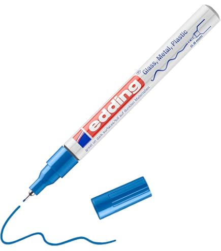 Edding 404 Permanentmarker Set – 10 Stifte, 0,75 Mm Spitze – Wasserfest Für Fast Alle Oberflächen