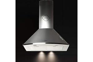 Gurari 046 IS Hotte aspirante murale 60 cm •1000m³/h•Hotte murale Luxe fabricant Gurari • 3 vitesses •1000m³/h •LED •Hotte• inox •Recirculation possible