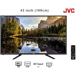 JVC 43 inch (109CM) 1080p Display Resolution 1920 x 1080 Full HD LED TV, 2xHDMI & 2xUSB Enabled with 3 Year Warranty from Japan