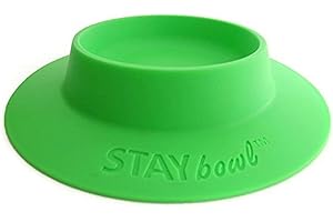 STAYbowl Tip-Proof Bowl for Guinea Pigs and Other Small Pets - Spring Green - Large 3/4 Cup Size New