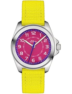 s.Oliver Unisex-Armbanduhr Analog Quarz Textil SO-3228-LQ