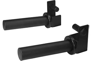 Yes4All Weight Plate Holder Attachment, Weight Plate Storage for Power Rack/Power Cage 2x2 & 3x2 inch - Suitable for 2 inch Olympic Weight Plates