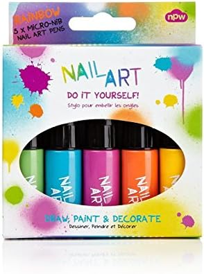 Nail Art Rainbow Brights Polish - 5 Pack