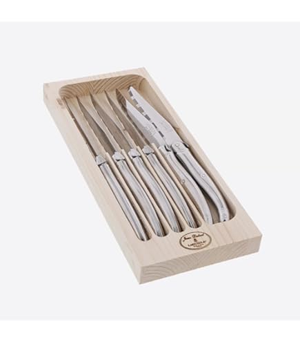 Set Di 4 Coltelli Per Formaggio BUGATTI Glamour – Acciaio Inox 18/10 E Manico Colorato, Eleganza E Funzionalità Per La Tavola, Regalo Perfetto