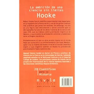La ambición de una ciencia sin límites. Hooke (Científicos para la Historia)