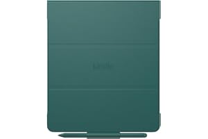 Custodia per Amazon Kindle Scribe, con apertura a libro e aggancio magnetico, in pelle, elegante custodia protettiva | Materiali di origine vegetale