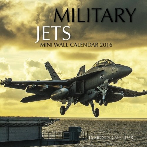 Preisvergleich Produktbild Military Jets Mini Wall Calendar 2016: 16 Month Calendar