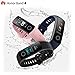 Produktbild WEIWEITOE Huawei Honor Band 4 Smart Armband 2.5D Glas Touchscreen Bluetooth Pulsmesser Unterstützung Android und IOS blau