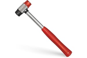 HOUSERAN Młotek gumowy, mały młotek gumowy, mały młotek, nylonowy młotek, gumowy młotek do podłóg winylowych, płytek, rękodzieła, produkcji biżuterii