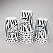 V5-Space®12Pcs Sport Stacking Cup Flyingcup Athletics Toys Sports Educational Gift Scrawl Design,White