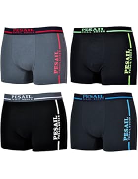 4er Pack L&K Boxershort Herren Boxer Short Retro-Style 1111