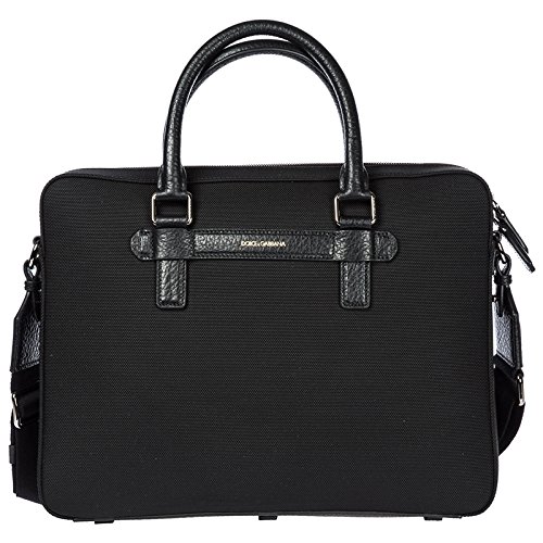 Preisvergleich Produktbild Dolce & Gabbana Aktentasche Tasche Dokumententasche Laptoptasche Schwarz