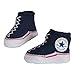 Converse All Star 2 Pack Baby Infant Booties 0-6 months Navy & Blue CNV001-B2T