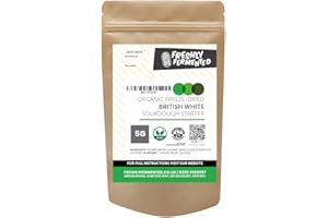 GOOD GUT TRIBE Freshly Fermented - Certified Organic Freeze Dried Sourdough Starter, British White