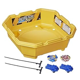 Hasbro Beyblade Burst B9498Eu60 Set De Combat pour 2 Joueurs (2 Toupies + 2 Lanceurs + 1 Arène)