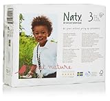 Naty by Nature Babycare ECO Nappies - Size 3, 4 x Packs of 31 (124 Nappies)