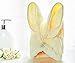 Bath Towel Hair Dry Hat Cap Hair Drying Towel Lady Bath Tool Rabbit Yellow