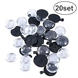 cabochon settings michaels Dies sind 20 Sets von runden Lünette Hängetabletts mit Glaskuppel Fliesen.