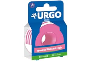 Urgo - Sparadrap - Rouleau de fixation Pansements / Dispositifs - Resistant frottements - 5mx2,5cm