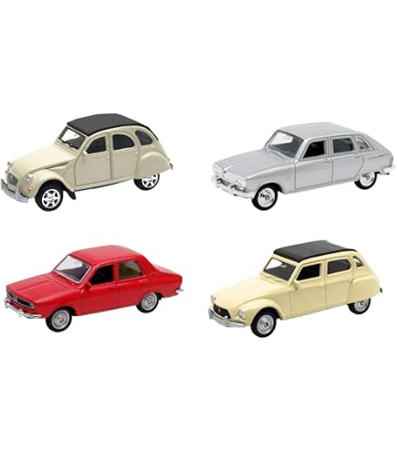 Véhicule miniature - Voiture miniature 3 inches (environ 8 cms) CITROEN 2CV Fourgonnette - Welly