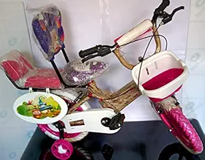 Infinite tech Boys Wheel Dia.14 Inch 16 Frame Semi Assembled Condition Road Bike Cycle 14 No for 3 to 5 Year - Color Subject to Availability - (Yellow)