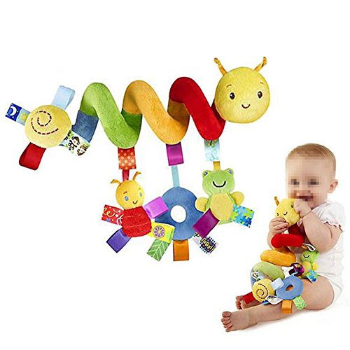 E Support™ Cute Spiral Activity Stroller Car Seat Cot Babyplay Travel Toys Baby Rattles Toy