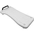 PEPE Mobility - Suspended Bath Seat for Adults, Transfer Boards for Elderly, Board for Disabled, Bathtub Seat with Handle, Wrinkled Surface, Plastic