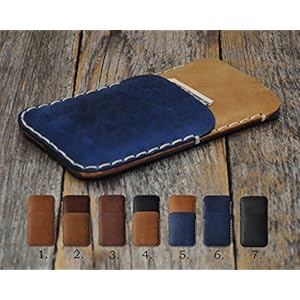 Leder Case Pixel XL Google Nexus 6P 6 5X 5 Etui Hülle Tasche Cover personifiziert durch Prägung mit ihrem Namen