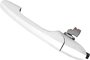 Semitory Door Handle Left Handle Passenger Side - Compatible with Fiat 500 2007-2016, Abarth 500 595 695 2008-2016 - Replace# 735592026, 73545876