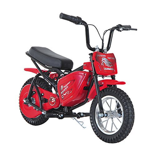 Homcom® Homcom® Kinder Motorrad Elektromotorrad Kinderfahrzeug Kindermotorrad mit Gasgriff 21km/h 250/350W rot (Modell1/ 250W)