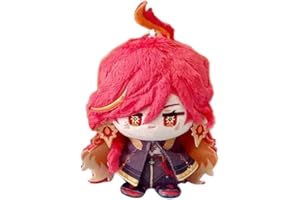 NOOWYE Mavuika Plush Figurine Anime Mavuika Stuffed Figurines PP Coton Maison Voiture Décoration Livre Sac Pendentif pour Fans 12 cm
