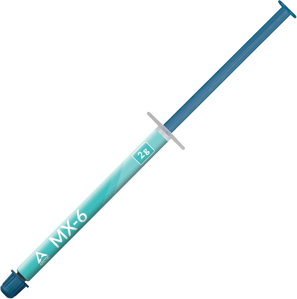 ARCTIC MX-6 (2 g) – Ultimate Performance ısı iletken macun, CPU, konsol, grafik kartları, dizüstü bilgisayarlar için, çok yüksek ısı iletkenliği, uzun dayanıklılık, iletken değildir, kapasitif
