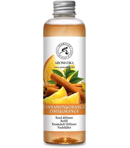 Ricarica 500ml Per Diffusore Ambiente Alla Cannella Con Olio Essenziale Naturale E Bastoncini - 6
