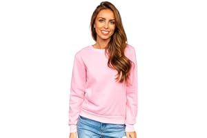 BOLF Femme Sweat-Shirt Sweat Manches Longues Temps Libre Sport Fitness Outdoor Basic Casual Style Mix A1A