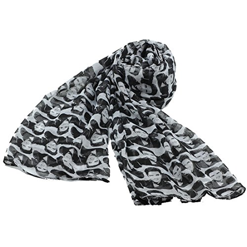 Preisvergleich Produktbild HiViolet Elvis Presley Kopf Druck Schal Mode Tücher / Wrap