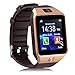Price comparison product image QIMAOO 1.56 Inch Bluetooth Smartwatch DZ09 for Android Samsung Galaxy S6 / S7 / S8 / iPhone 7 Plus / 6/5 with Camera SIM SD card Slot (Rose-Gold)