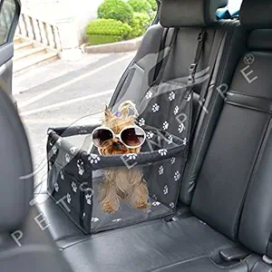 Pets Empire Waterproof Breathable Car Seat Belt Cushion Cover and Protector for Pet (Colour May Vary)