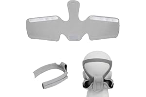 JEYORZY 1 pcs Almohadilla para el cuello CPAP, funda para la máscara CPAP, almohadilla para el cuello máscara para la apnea del sueño de primera calidad, tamaño universal para un sueño reparador, gris