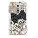 Produktbild spritech (TM) Farbige Diamant mit Luxus Kristall Strass Beautiful Bling Grün Pfau Transparent Hartschale Caver Fall, style-88, LG G4