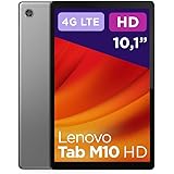 Lenovo Tab M10 Seconda Generazione, Display 10.1" HD, 4G LTE, RAM 3GB, Memoria 32GB, Tablet Android 11, Iron Grey [Esclusiva 