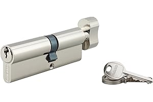 THIRARD - Cylindre à bouton 40 x 50 mm nickelé 3 clés