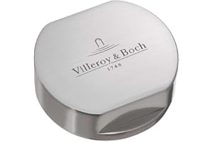 ‎VILLEROY & BOCH Villeroy & Boch Mimośrodowa zaślepka akcesoriów kuchennych, pokrywa mimośrodowa pokrętło z mosiądzu, nakrętka do odpływu zlewozmywaka kuchennego, okrągła