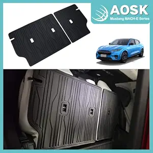 AOSK for Mustang Mach E Second Row Seats Back Cover All Weather Seat Protector Pet Mat for 2021 2022 Mustang Mach E