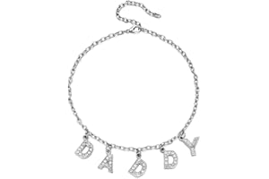 COLORFUL BLING The Woo's Harajuku Letter Crystal Angel Necklace Baby Honey Love Letter Punk Choker Necklace Women Girl Shining Crystal Choker Femme Collier Couple Gift Drop Necklace Jewelry