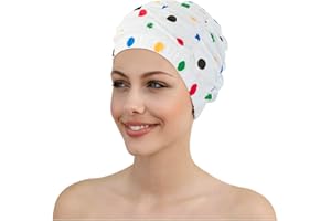 ‎FASHY Fashy Damen Duschhaube mit bunten Punkten