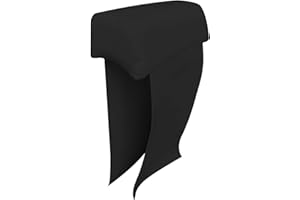 extroitaly SKIPPER NERO POGGIATESTA IN ECOPELLE cm.50 x 13 – fasce cm.65 x 39 – CERNIERA SUL FONDO PER SFODERABILITA' TOTALE – DOPPIA CUCITURA – INTERNO POLIURETANO MORBIDO -