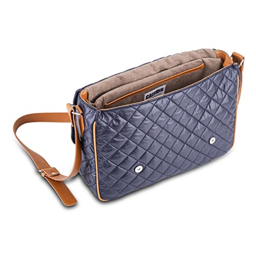 CAISON Laptop Aktenkoffer Tasche Cross-Body Casual Satchel Schulter Messenger Taschen für 15.6″ Notebook Computers / 15″ MacBook Pro mit Retina Display / 15.6″ Dell XPS 15 - 4