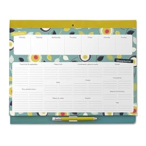 Boxclever Press Großer Menüplaner. Einkaufsliste zum Aufhängen für