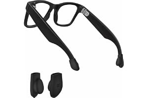 Glasögonöronkuddar glastillbehör för Ray-Ban Meta solglasögon | 1 par för Ray-Ban Meta Wayfarer/Skyl/Headliner AI Gen 2 Smart, halkfria silikonöronkuddar