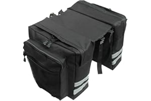 Asdazrxy Borse Bici Posteriore Laterali, Borse Laterali Bicicletta, Borse per Bici Posteriori, Borsa Bici Portapacchi,per Biciclette Outdoor Commute Shopping Equitazione Picnic